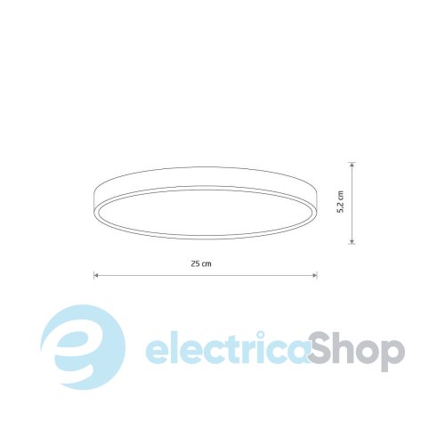 Потолочный светильник Nowodvorski DENIA LED S 15W 3000K 1350Lm Sensor 11758