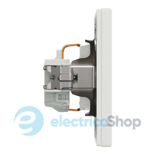 Розетка с заземлением Asfora Schneider Electric EPH2900121 белый