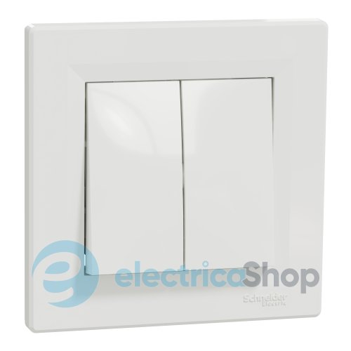 Переключатель 2-кл. Asfora Schneider Electric EPH0600121 белый