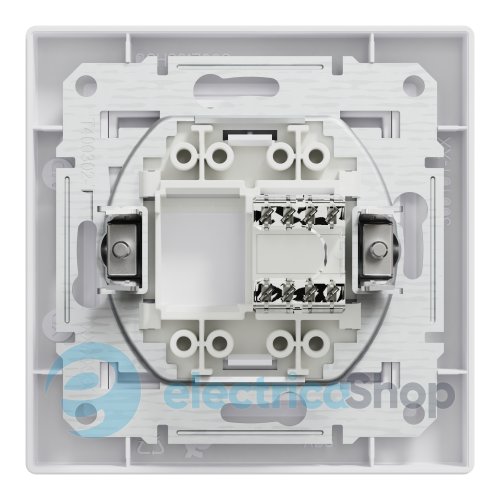 Розетка компьютерная RJ45 кат.5е UTP Asfora Schneider Electric EPH4300121 белый
