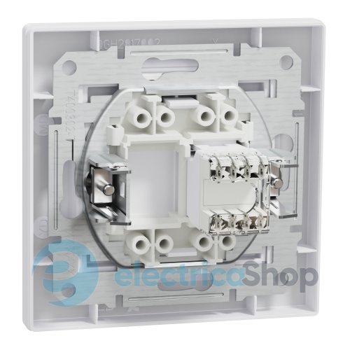 Розетка компьютерная RJ45 кат.5е UTP Asfora Schneider Electric EPH4300121 белый