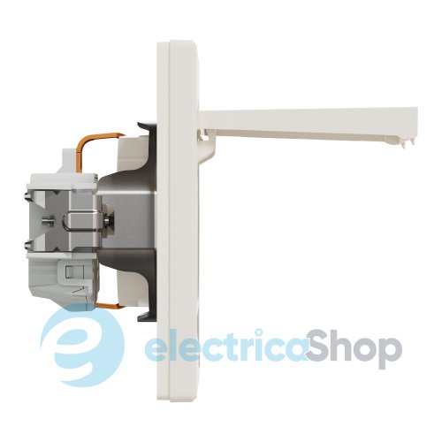 Розетка с крышкой с заземлением Asfora Schneider Electric EPH3100123 крем