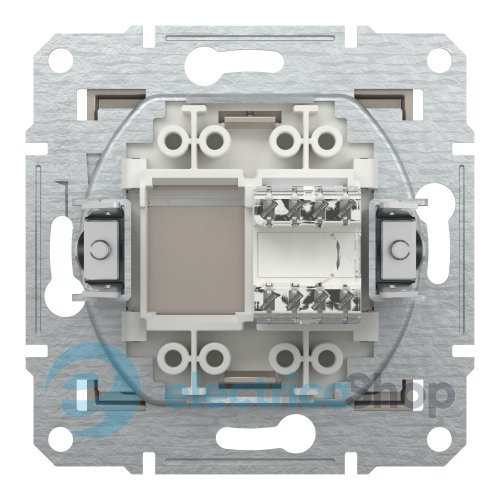 Розетка компьютерная RJ45 кат.5е UTP Asfora, (цвет бронза) EPH4300169