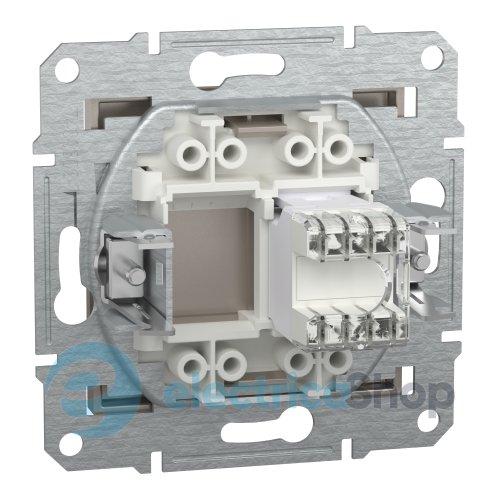 Розетка компьютерная RJ45 кат.5е UTP Asfora, (цвет бронза) EPH4300169