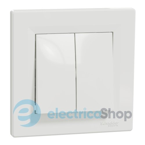 Выключатель 2-кл. Asfora Schneider Electric EPH0300121 белый