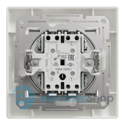 Выключатель 2-кл. Asfora Schneider Electric EPH0300121 белый