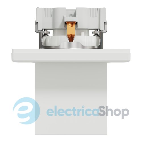 Розетка с крышкой с заземлением Asfora Schneider Electric EPH3100121 белый