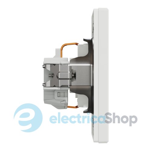 Розетка с заземлением с защ.шт. Asfora Schneider Electric EPH2900221 белый