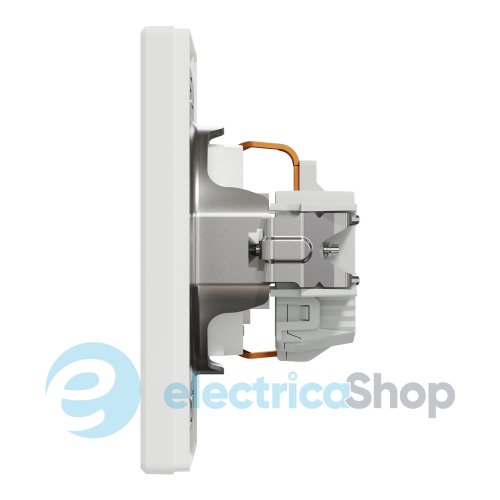 Розетка с заземлением с защ.шт. Asfora Schneider Electric EPH2900221 белый