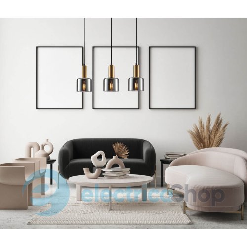 Подвесной светильник Italux Santia PND-65342-3-BRO+SG