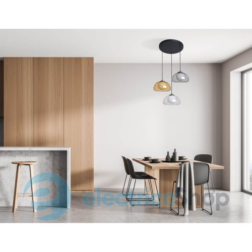 Підвісний світильник Italux Ainale PND-54637-3-BK-SG