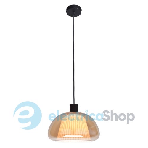 Підвісний світильник Italux Apiro PND-84638-BK-AMB