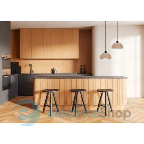 Підвісний світильник Italux Apiro PND-84638-BK-AMB