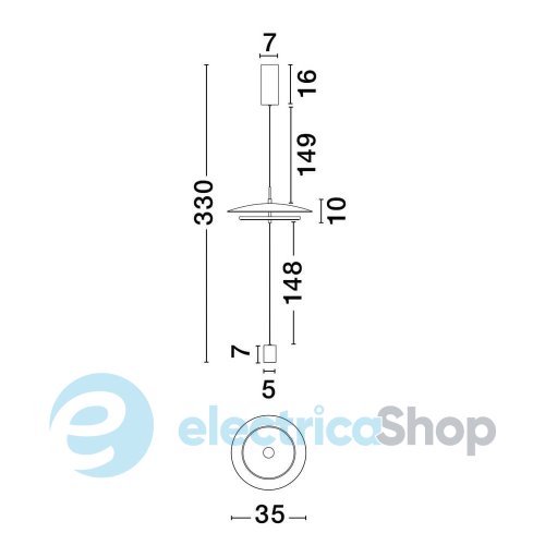 Торшер OLOS 9580701 Nova Luce