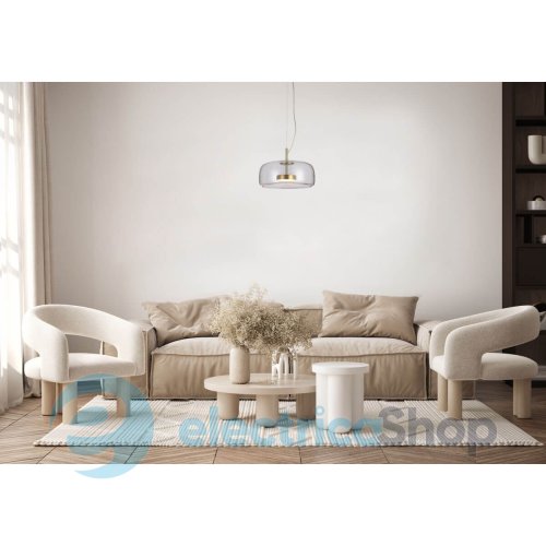 Підвісний світильник Italux Caste PND-17760B-BRSS-CL
