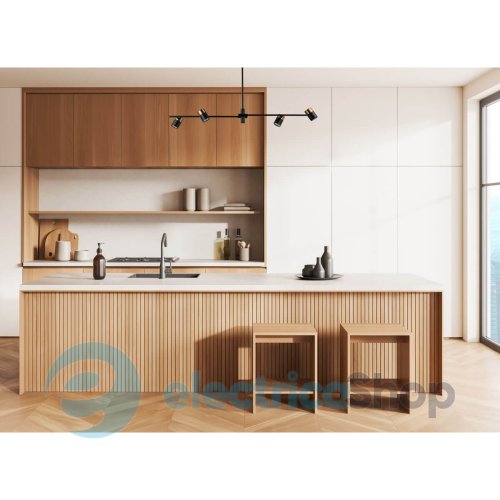 Люстра Italux Elice PND-58892-4-BK-BRO