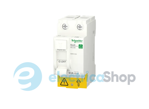 Выключатели дифференциального тока Resi9 Schneider Electric 2P, 63A/0,03 AC