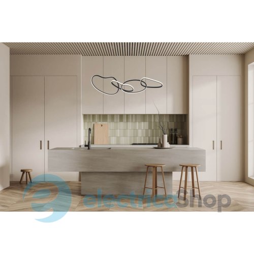 Люстра Italux Fonte PND-22412-S4-BK