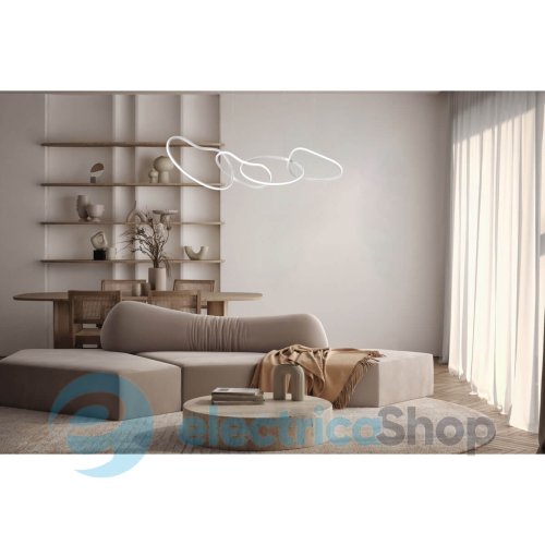 Люстра Italux Fonte PND-22412-S4-WH