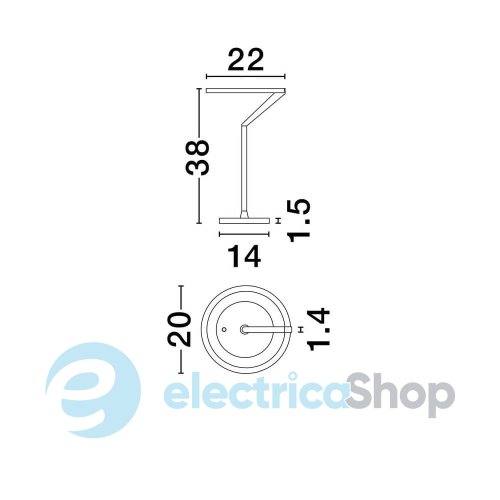 Настільна лампа TILIA 9088149 Nova Luce