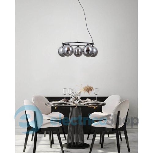 Підвісний світильник Italux Molite PND-1098-5R-BK