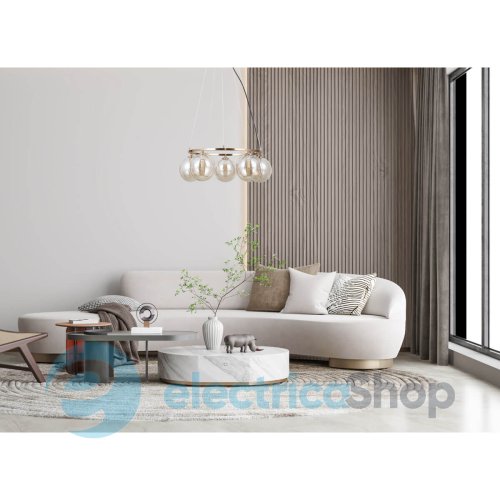 Підвісний світильник Italux Molite PND-1098-5R-HB