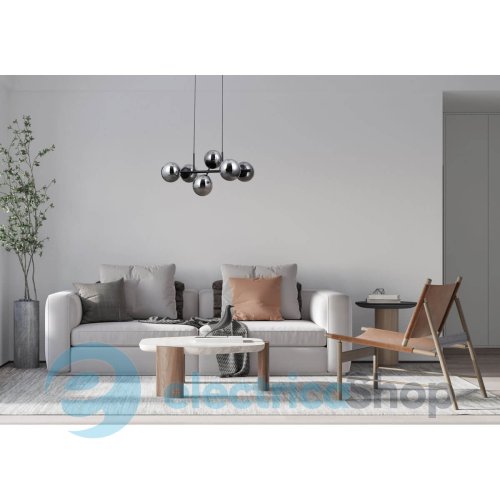 Підвісний світильник Italux Molite PND-1098-6-BK