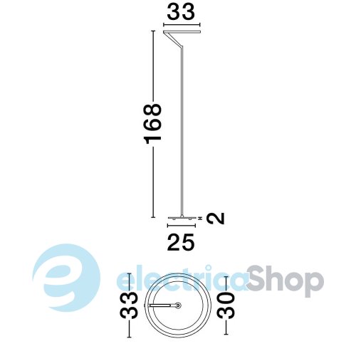 Торшер TILIA 9088150 Nova Luce