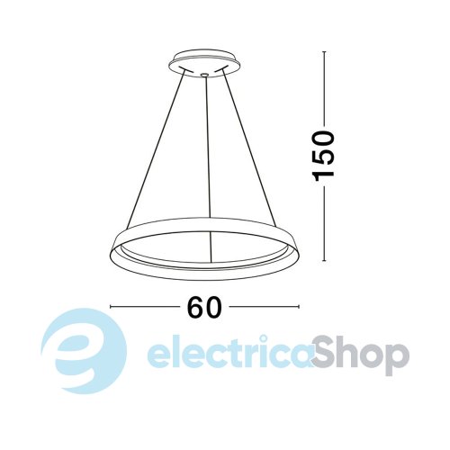 Підвісний світильник ORMI 9030928 Nova Luce
