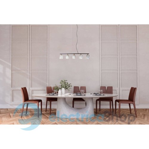 Подвесной светильник Italux Simona PND-40814-5-BK-HBR