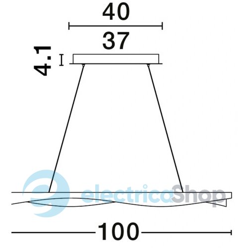 Подвесной светильник RADON 9186949 Nova Luce