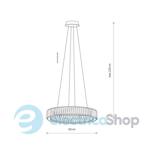 Люстра Nowodvorski Luxora Round LED 30W 3000K 11705