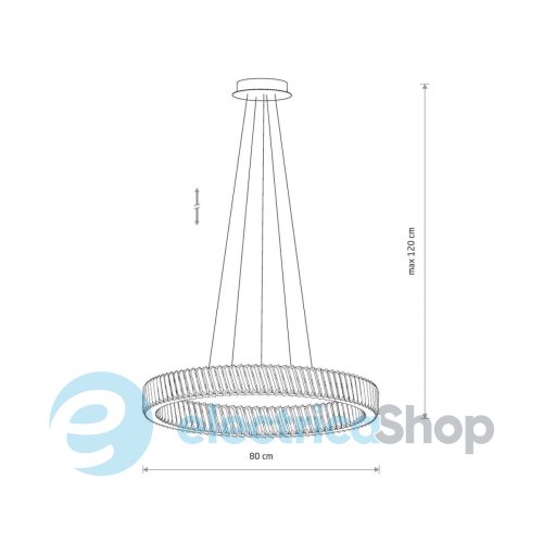 Люстра Nowodvorski Luxora Round LED 38W 3000K 11706