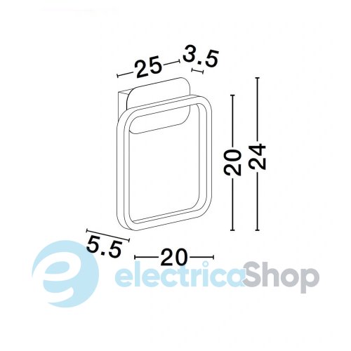 Настенный светильник IMAR 9001105 Nova Luce