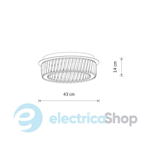 Люстра Nowodvorski Luxora Round LED 20W 3000K 11708