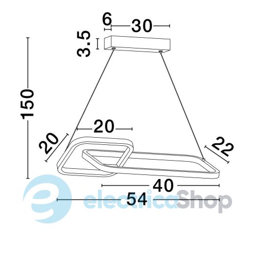 Подвесной светильник IMAR 9001107 Nova Luce