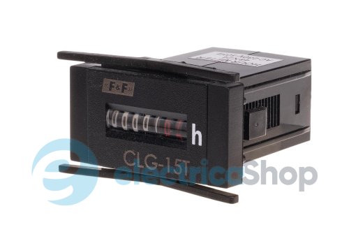 Лічильник мотогодин CLG-15T F&F, щитовий 