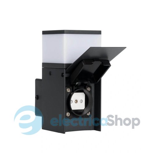 Уличный светильник с розеткой Kanlux Dasten IP44 38768 (тип розетки F)