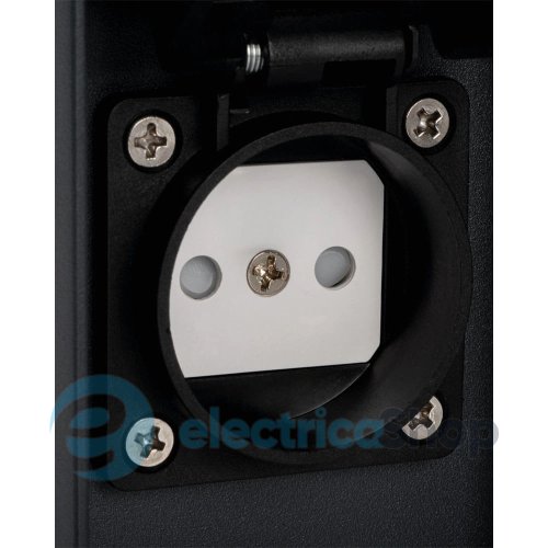 Уличный светильник с розеткой Kanlux Dasten IP44 38768 (тип розетки F)
