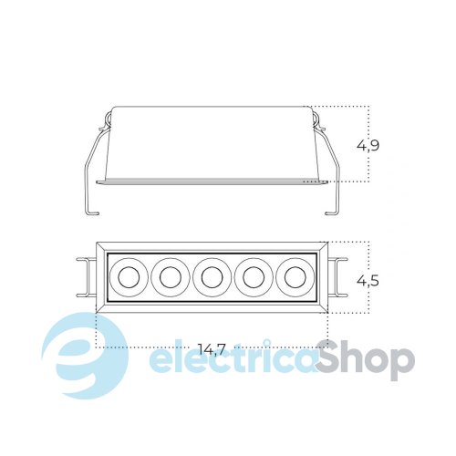 Точечный светильник AZzardo TETRIX AZ6275