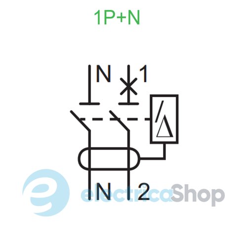 Дифавтомат 1P+N Resi9 Schneider Electric, кривая С, 32А/0,03/A