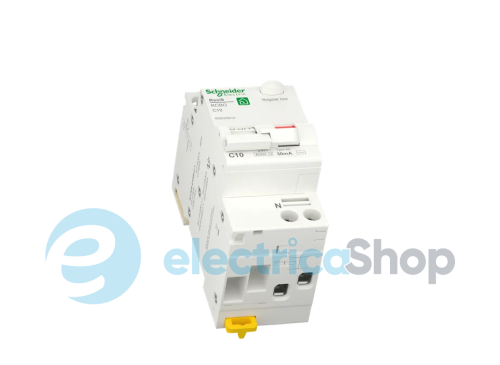 Диференціальний автомат 1P+N Resi9 Schneider Electric, крива С, 10А/0,03/AC