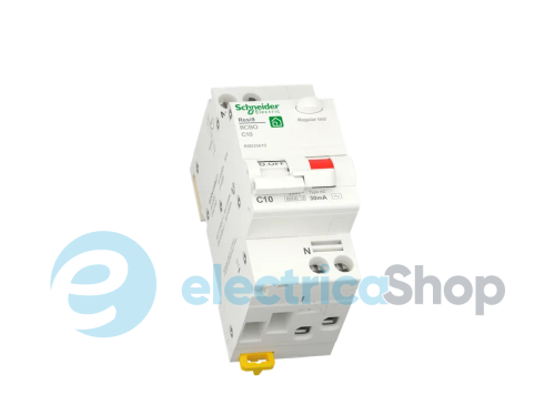 Диференціальний автомат 1P+N Resi9 Schneider Electric, крива С, 10А/0,03/AC