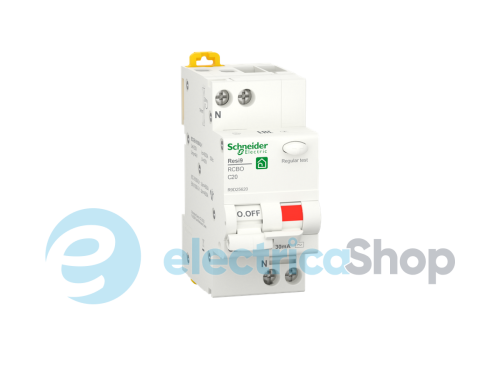 Дифавтомат 1P+N Resi9 Schneider Electric, кривая С, 20А/0,03/AC
