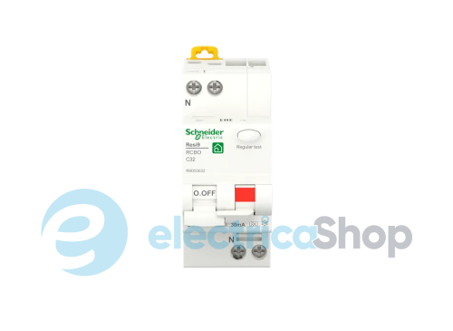Дифавтомат 1P+N Resi9 Schneider Electric, кривая С, 32А/0,03/A