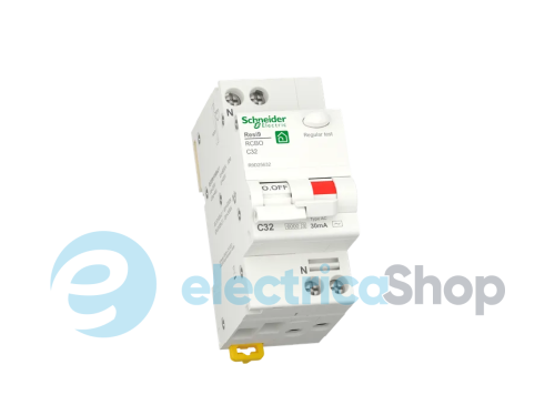 Диференціальний автомат 1P+N Resi9 Schneider Electric, крива С, 32А/0,03/AC