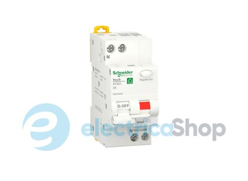 Диференціальний автомат 1P+N Resi9 Schneider Electric, 6A/0,03/AC