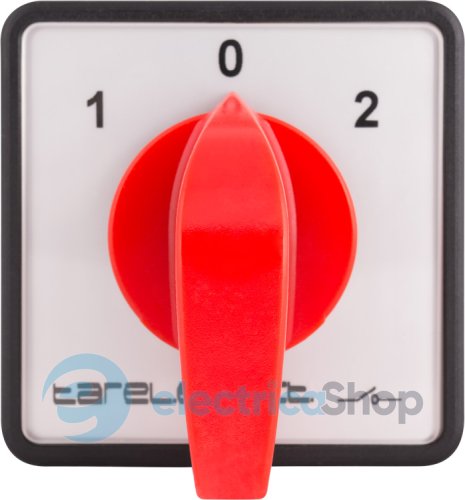 Пакетний перемикач LK63/3.323-ZP/45 щитовий, з передньою панеллю, 3p, 1-0-2, 63А 8831-200 E.NEXT