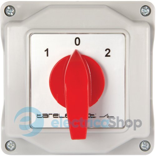 Пакетний перемикач LK16/3.323-ОВ/45 в корпусі, 3p, 1-0-2, 16А, IP44 8334-200 E.NEXT