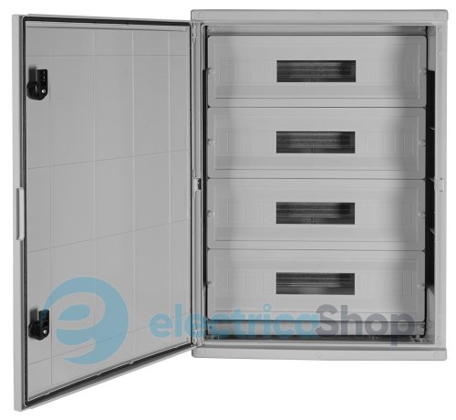 Корпус ударопрочный с АБС e.plbox.500.700.245.88m.blank, 500х700х245мм, IP65 с панелью под 88 модулей CP5106 E.NEXT